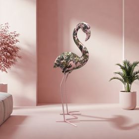 Flamenco Jungle Resin Sculpture Flamenco Jungle Resin Sculpture