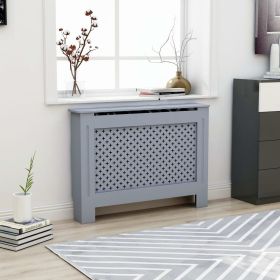 Radiator Cover Anthracite 44.1"x7.5"x32.1" MDF