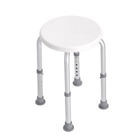 VEVOR Shower Chair for Inside Shower, Adjustable Height Shower Stool, Non-Slip Bench Bathtub Seat Stool for Elderly Disabled Adults Handicap