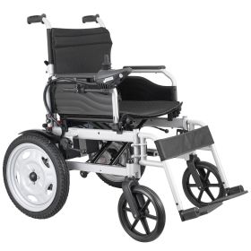 VEVOR Electric Wheelchair for Adults Seniors, 265 lbs Weight Capacity, 17.5in Width Lightweight Foldable Motorized Power Wheelchairs