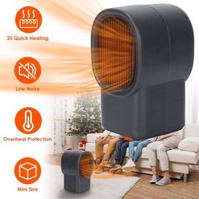 500W Portable Electric Space Heater Mini Desktop Fan Heater Personal Small Space Heater for Home Office