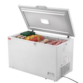 VEVOR Chest Freezer, 12.8 Cu.ft / 345 L Large Deep Freezer & 4 Removable Baskets