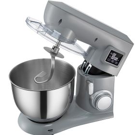 VEVOR 450W Stand Mixer 6-Speed Tilt-Head Dough Mixer 7.4 Qt Bowl 3 Attachments