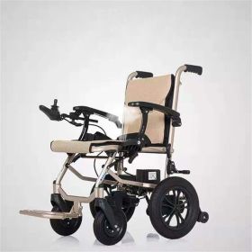 Folding Electric Wheelchair For Adults Elderly Mobility Aid Motorized Dual Motor