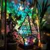 EP LIGHT Bohemian Table Lamp Polar Star Yoga Night Lights Wooden Lamp Holiday Birthday gift