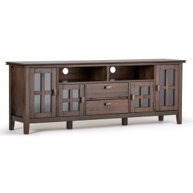 Artisan - 72" TV Media Stand - Natural Aged Brown