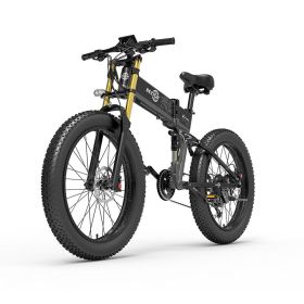 BEZIOR X PLUS E-Bike E-bicycle 1500W Motor 26x4.0 Fat Tire Black Grey    CJZX227690901AZ