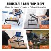 VEVOR Bed Tray Table with Foldable Legs, Bamboo Breakfast Tray for Sofa, Bed, Eating, Snacking, and Working