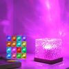 Water Ripple Lamp, USB Night Light Romantic Atmosphere Light Projector for Photography