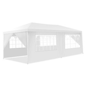 Cana10 x 20 Feet 6 Sidewalls Canopy Tent with Carry Bag