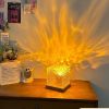 Water Ripple Lamp, USB Night Light Romantic Atmosphere Light Projector for Photography