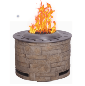 Stackstone Look Smokeless Firepit With Wood PelletTwigWood As The Fuel