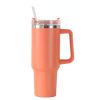 30OZ Straw Coffee Insulation Cup With Handle Portable Car Stainless Steel Water Bottle LargeCapacity Travel BPA Free Thermal Mug