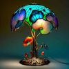 Colored Resin Plant Series Desk Lamp