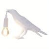 Raven Table Lamp Birds Desk Lamp Resin Crow Wall Sconce Creative Night Light Modern Art Fixture For Living Room Bedside Bedroom Office Study Dorm Deco