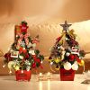 Desktop Christmas Tree; Artificial Mini Christmas Decoration Tree;  The Perfect Christmas Decoration for Table;  Desk and Counter