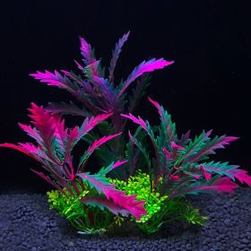 Aquarium Plants-Artificial Fish Tank Plants; Plastic Artificial Plant; Fish Hides Aquatic Plants (model: No 4)