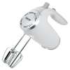 Better Chef 5-Speed 150W Hand Mixer with Silver Accents and Storage Clip