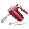 Better Chef 5-Speed 150W Hand Mixer with Silver Accents and Storage Clip