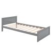 Twin size Loft Bed with a Stand-alone bed;  Shelves; Desk; and Wardrobe