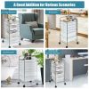 6 Drawers Rolling Storage Cart Organizer