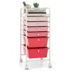 6 Drawers Rolling Storage Cart Organizer