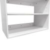 Closet Organizer System,Wall Mounted Closet Storage with  Drawers and Shelves Closet Storage for Bedroom,White