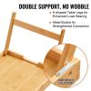 VEVOR Bed Tray Table with Foldable Legs, Bamboo Breakfast Tray for Sofa, Bed, Eating, Snacking, and Working, Folding Serving Laptop Desk Tray