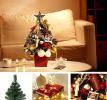 Desktop Christmas Tree; Artificial Mini Christmas Decoration Tree;  The Perfect Christmas Decoration for Table;  Desk and Counter