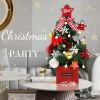 Desktop Christmas Tree; Artificial Mini Christmas Decoration Tree;  The Perfect Christmas Decoration for Table;  Desk and Counter