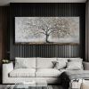 Handmade Oil Painting Canvas Wall Art Decoration Abstract Blooming Texture Tree Painting