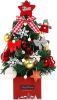 Desktop Christmas Tree; Artificial Mini Christmas Decoration Tree;  The Perfect Christmas Decoration for Table;  Desk and Counter