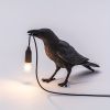 Raven Table Lamp Birds Desk Lamp Resin Crow Wall Sconce Creative Night Light Modern Art Fixture For Living Room Bedside Bedroom Office Study Dorm Deco